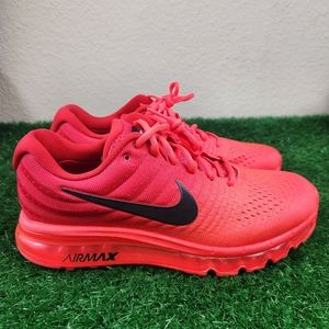 NEW Nike Air Max 2017 Sneakers Bright Crimson Orange 849559-602